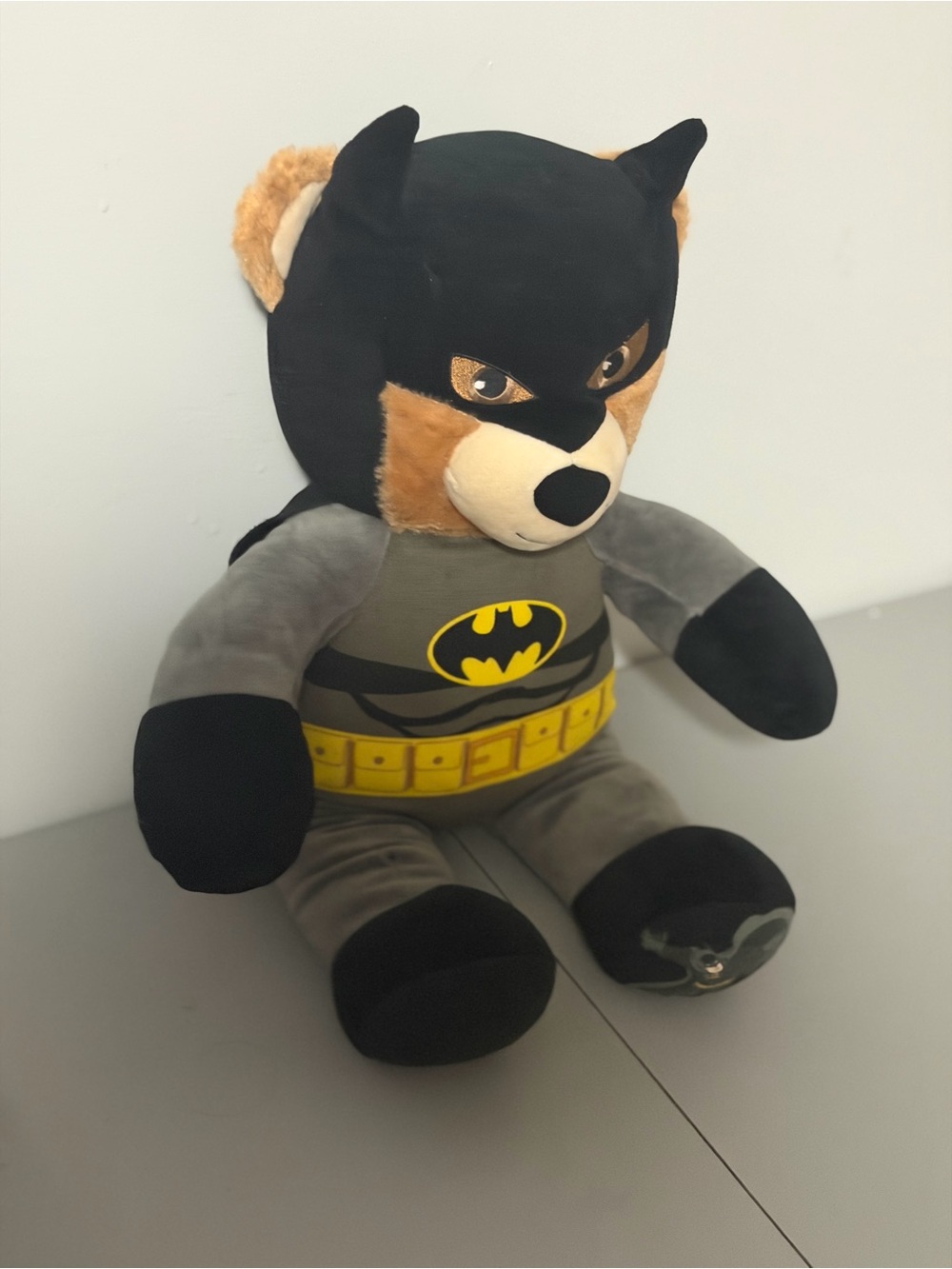 Build-A-Bear Batman Inspired Teddy Bear 16” Retired DC Comics Plush 2017 - Picture 2 of 16
